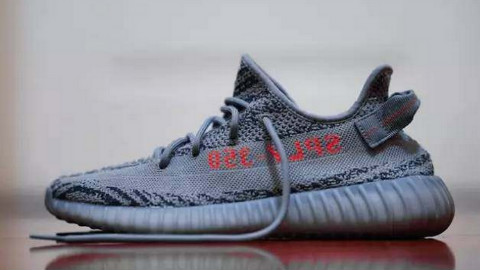 adidas Yeezy Boost 350 v2新灰橙真假对比?细节后跟鉴定